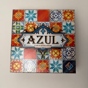 Azul Board Game Complete Azulejos Tile Strategy 2–4 Players Colorful Artistic